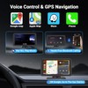 for Apple Carplay Wireless Portable 7" Touchscreen Car Stereo Voice