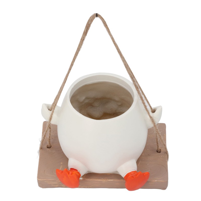 Swing Hanging Planter Cartoon Decorative Cute Swing Hanging Planter for