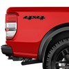 GMC Sierra 4x4 Truck Black Blackout Decals Bedside Replacement Stickers/Set