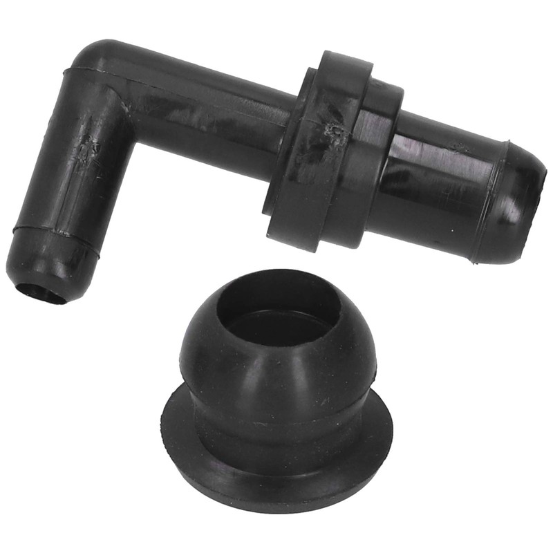 PCV CCV Vent Valve Elbow & Grommet Set compatible With