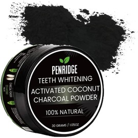 PENRIDGE Activated Coconut Charcoal Teeth Whitening Powder, 100% Natural, 30 Grams