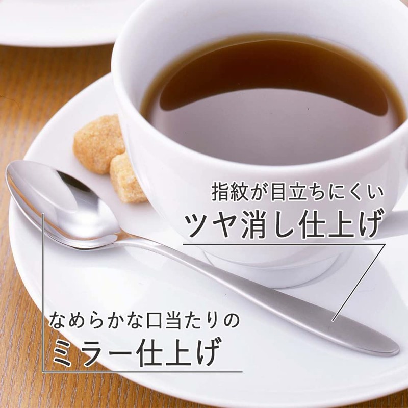 Shimomura Kihan Tsubame 28102 Coffee Spoon, 5 Pieces + 1