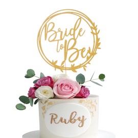 Decoración para tartas de novia a ser – Elegante decoración de despedida de soltera y despedida de soltera, centro de mesa con purpurina para celebración de boda