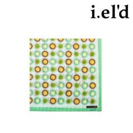 Ield 대구백화점 아이엘드남녀 1매 나염 면대손수건(IFU9206) Daegu Department Store Ield Unisex 1 Piece Printed Cotton Handkerchief (IFU9206)
