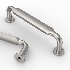 Asidrama 10 Pack 3.75 Inch(96mm) Brushed Satin Nickel Kitchen Cabinet Handles, Cabinet Pulls Kitchen Cabinet Hardware for Cupboard Drawer Pulls