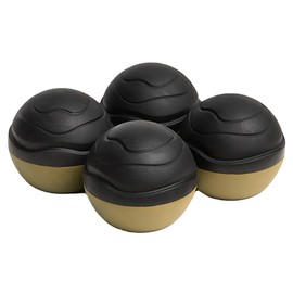 Stabilizing Rubber Ball Feet for Helinox Camping Chair - Durable Outdoor Chair Leg Cap, Help Stability on Rugged and Uneven Surfaces (Coyote TAN & Black, 55mm)