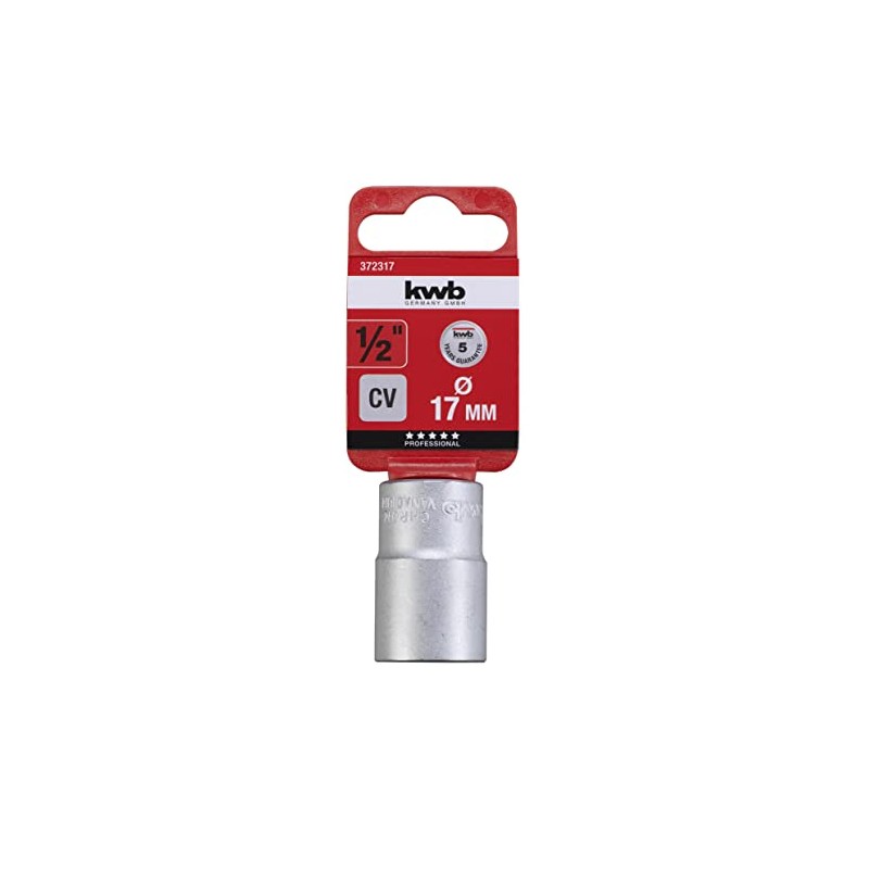 kwb 17 mm Power Socket Spanner Insert Made of CV