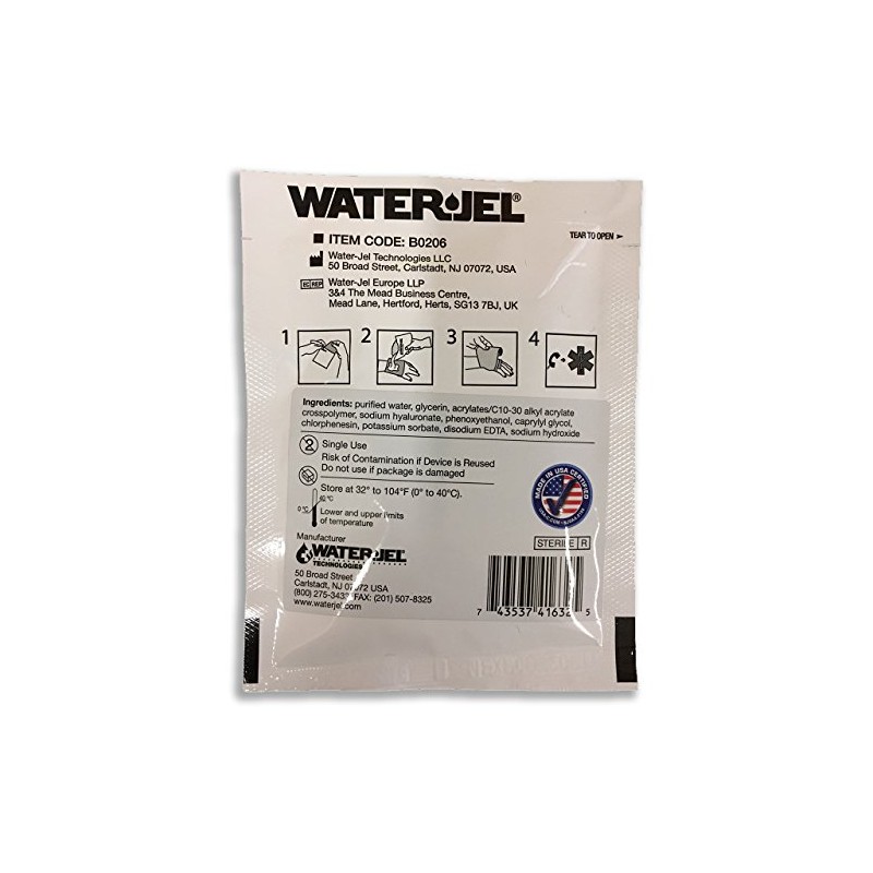 Water-JEL® 2" X 6" Burn Dressing - New Formula