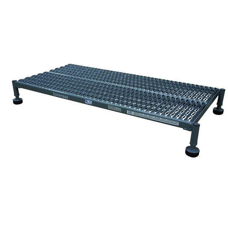 Cotterman 2 1/2" rubber pad ladder feet , package of