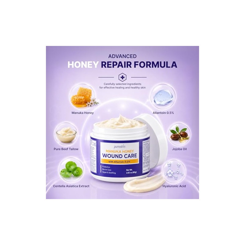 PURESKIN Manuka Honey Wound Care: Manuka Honey Wound Gel -
