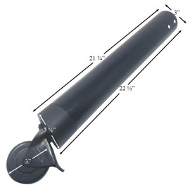 Grill Parts For Less Replacement Front Leg with Caster Assembly Compatible with Traeger Ironwood 650/885 and Pro 780 Pellet Grills