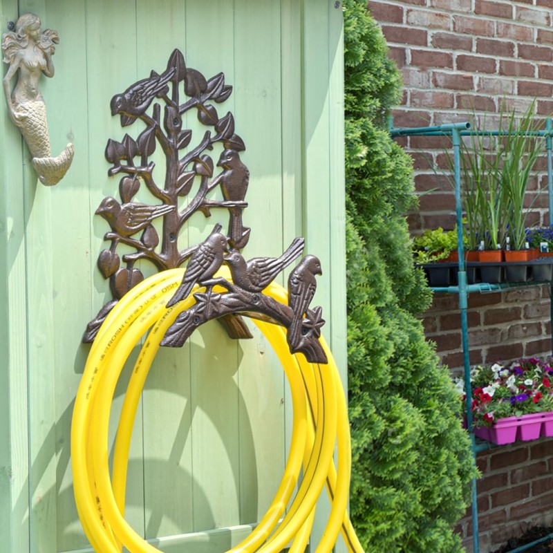 Sungmor Heavy Duty Cast Iron Hose Holder,Garden & Yard Decorative