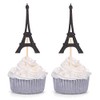 Paris Theme Cupcake Toppers Eiffel Tower Shape Party Picks Wedding
