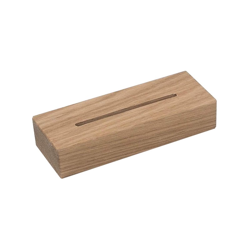 HMF 46944 Acrylic Table Stand with Wooden Base DIN A4
