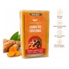 Jabón Vegano Shanatural's Cúrcuma Antibacterial e Hipoalergénico 100g