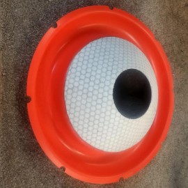 Pierce Audio Inc. 12"  composite subwoofer cone carbon fiber honeycomb core MEGA roll surround.