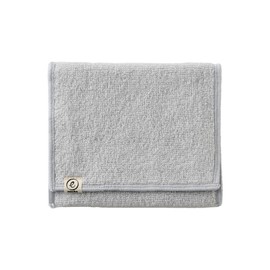Imabari Towel Pocket Handkerchief Sanitary Pouch for Kids, Women, Emoka (Gray)