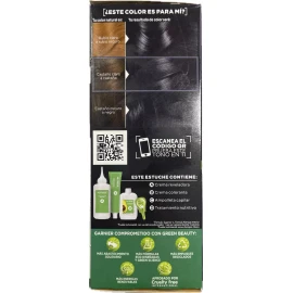 Garnier Hair Dye Nutrisse shade 10, Ebony Black (EBANO NEGRO) Hair Color Dye