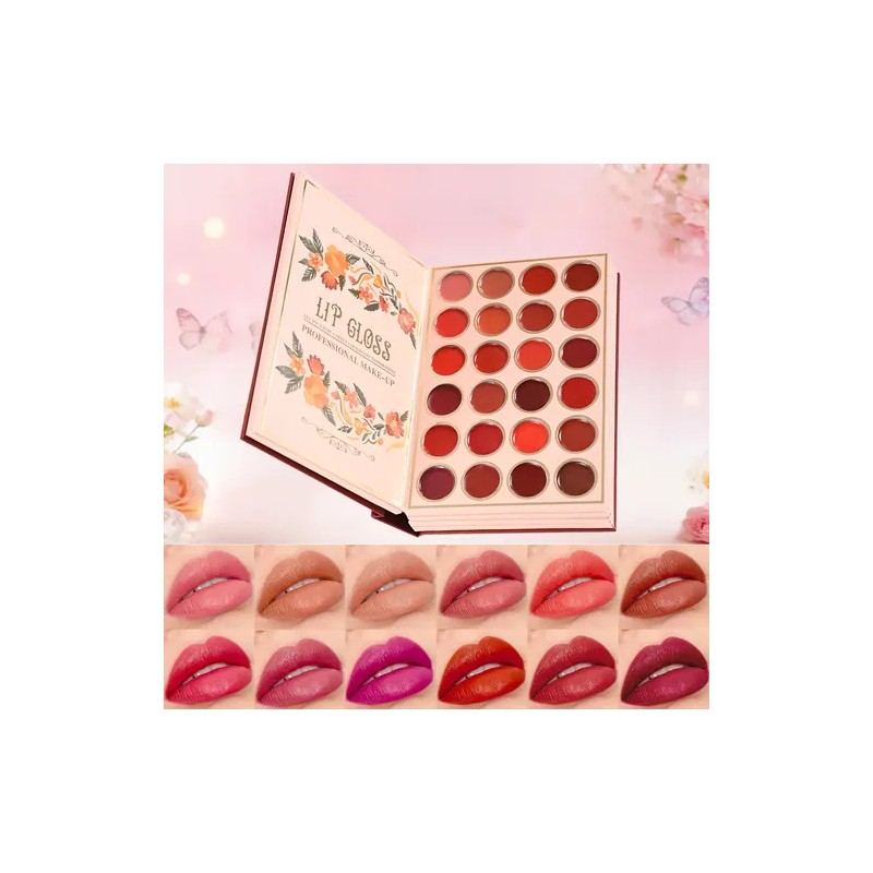 5 En 1 Paleta Sombras, Gloss, Iluminador, Rubor Y Contorno