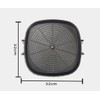 Korean Style Square Grill Pan with Maifan Coated Surface,Non-stick Smokeless