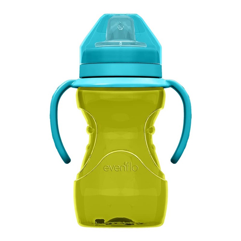 Evenflo, Taza Entrenadora Básica, Antiderrames, Boquilla Suave, 10oz/300ml, 1 pieza,