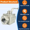 Autovo Hydraulic Valve 3/4 Inch 4568 PSI High Pressure, Shut-Off
