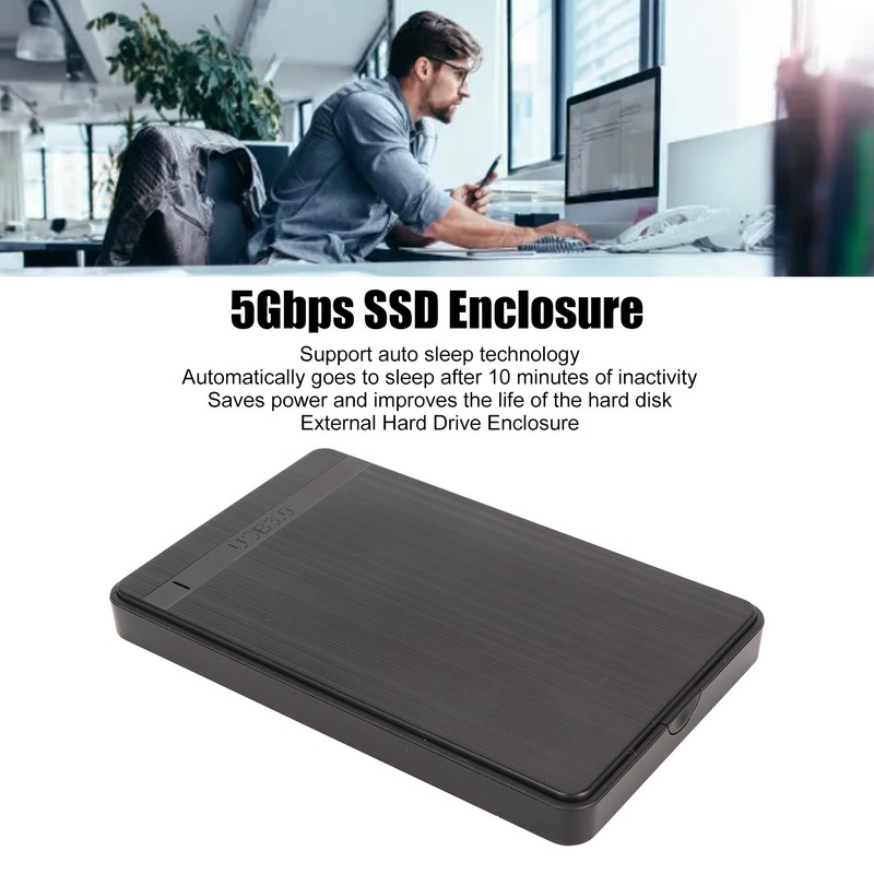 2.5in Hard Drive Enclosure Tool Free 5Gbps USB3.0 to SATA