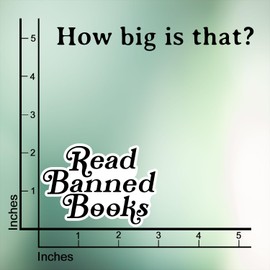 (3 Pcs) Read Banned Books Sticker Reading Lover Book Lover Bookish Booktok Reader Water Assistant Vinyl Sticker for Water Bottle Laptop Kindle Cars Sticker Decal Decor Stuff 3 Inches