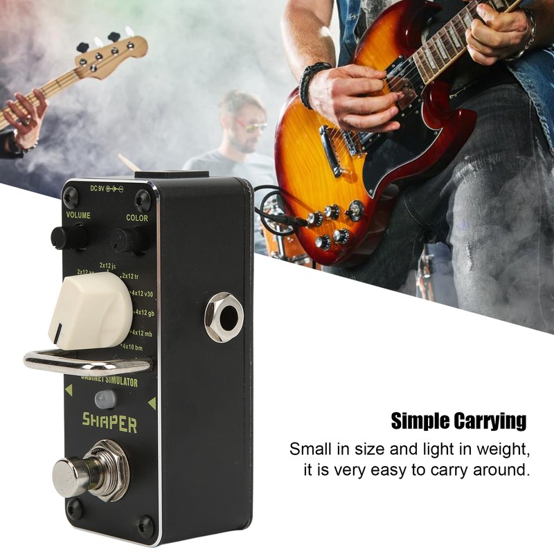 Guitar Effect Pedal Shaper Analog Cabinet Simulator Mini Single True