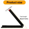 Thyonta 30cm Aluminum Alloy Folding Ruler Portable Angle Measuring Tool