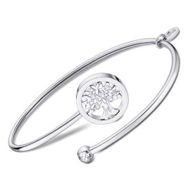 LOTUS STYLE LS2169-2/3 Millennial Stainless Steel Bracelet 316L Tree Life 61.00 mm Women's One Size Stainless Steel No Gemstone, Stainless Steel, No Gemstone