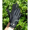 Rhinegold Elite Nubuck Suede Stretch Glove-Medium-Black