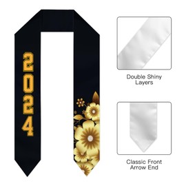 Kicoyuaz Class of 2024 Graduation Stole, Graduation 2024 Stole Graduation Gift