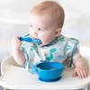 Bumkins Baby Utensil Set, Silicone Trainer Spoons for Dipping, Soft