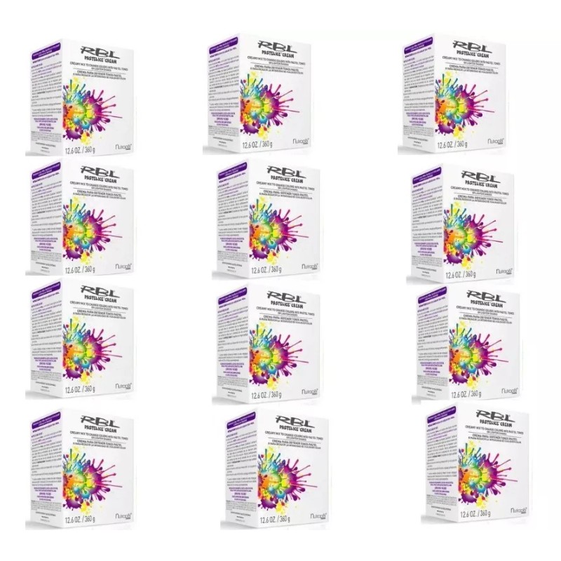 Nutrapel 12 Cremas Pastelizadoras Tinte Nutrapel 360g