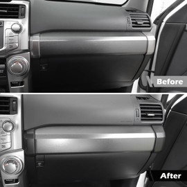 RT-TCZ for 4Runner Passenger Side Dash Trim Cover for Toyota 4Runner 2010-2023 Matte Black Interior Accessories 2pcs