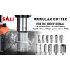 SALI 2 pcs Annular Cutter Diameter 1 Inch with Weldon