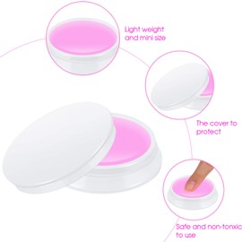 Outus 12 Pcs Fingertip Moistener Finger Moisturizer Non-slip Fingertips Tool for Grip Paper Bills Document Counting Collating Sorting Task, Long Lasting, Assorted Colors (10 G)