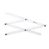 HEALLILY Angle Layout Measuring Ruler Zooming Scale Ruler Magnification Drawing