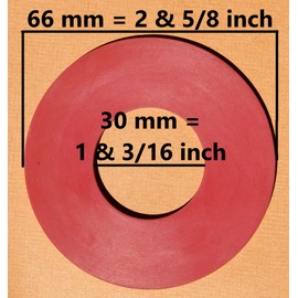 Replacement Flush Valve Seals for American Standard 7381042-0070A by NuFlush (2-pack)