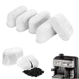 Filtro de agua de repuesto para Delonghi 731328779 DLSC002 COM530M ECAM ETAM EPAM, filtro de carbón activado, paquete de 5
