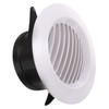 KOMBIUDA External Wall Air Vent Cover Adjustable Dryer Vent Hood