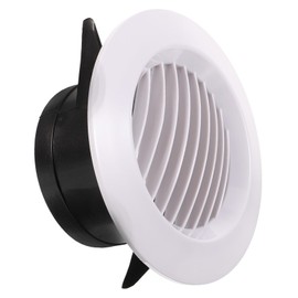 KOMBIUDA External Wall Air Vent Cover Adjustable Dryer Vent Hood for Central Air Conditioning Easy to Install Material Smooth Surface for Home Ventilation