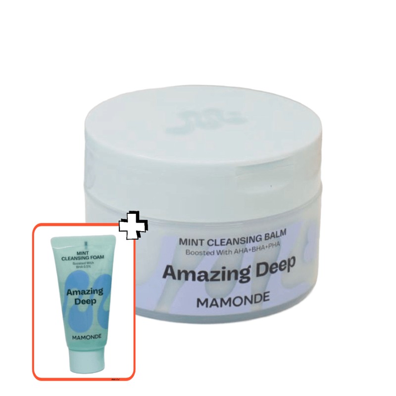 Mamonde 마몽드 어메이징 딥 민트 클렌징밤 90ml(+폼 30ml) Mamonde Amazing