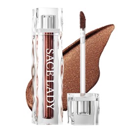 SACE LADY Liquid Eyeshadow, Lasting Pigmented Waterproof Eye Glitter Makeup Cream, Metallic Smooth Eye Shadow Eyeliner Cosmetics, 0.12Fl Oz (#05)