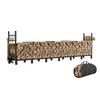 Heavy Duty Firewood Rack for Indoor & Outdoor Log Storage