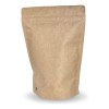 100 Bolsas Kraft Stand Up Con Zipper 1kg Para Café