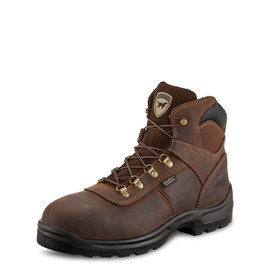 Irish Setter, Ely, Men's, 6", Waterproof, Soft Toe, Work Boot, Brown, 9 D (Medium)