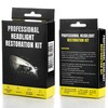 Phantom Clear 3-Step Headlight Restoration Kit – Removes Yellowing, Haze