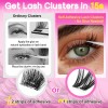 USA Ready to Ship 120pcs 8-16mm Pre-Glue Diy Lash Kit